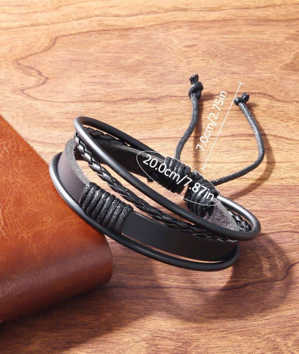 Set regalo - Orologio al quarzo classico di alta qualità per uomo