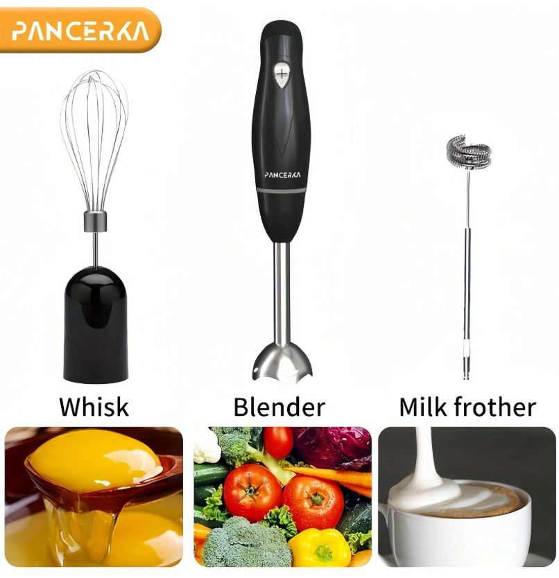  PANCERKA, Frullatore a immersione elettrico da 100 watt