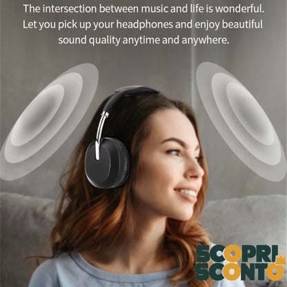 SHOUMI-Cuffie Bluetooth wireless