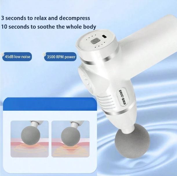 Pistola manuale ricaricabile portatile per massaggio facciale