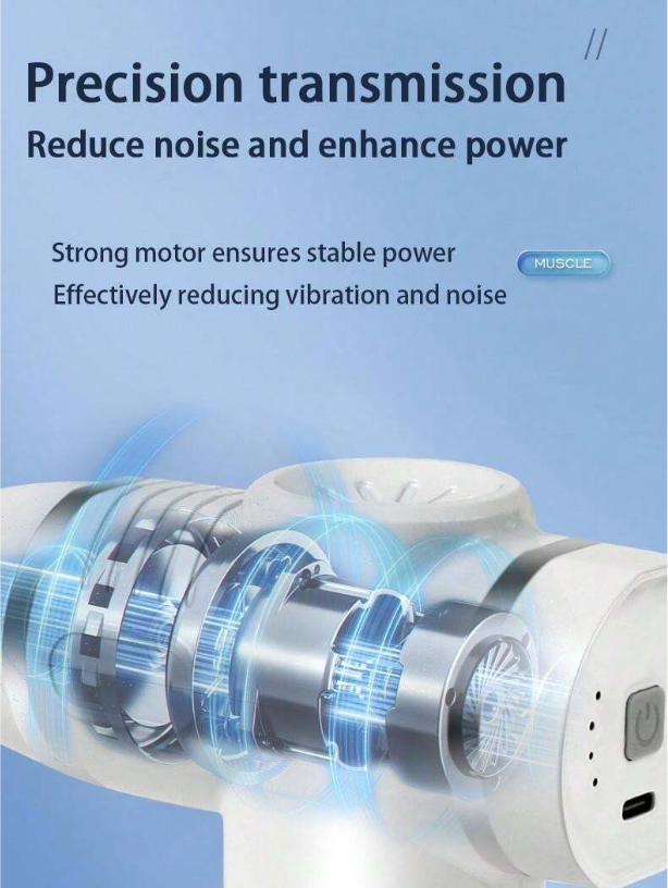 Pistola manuale ricaricabile portatile per massaggio facciale