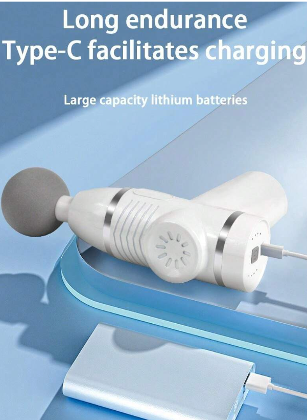 Pistola manuale ricaricabile portatile per massaggio facciale