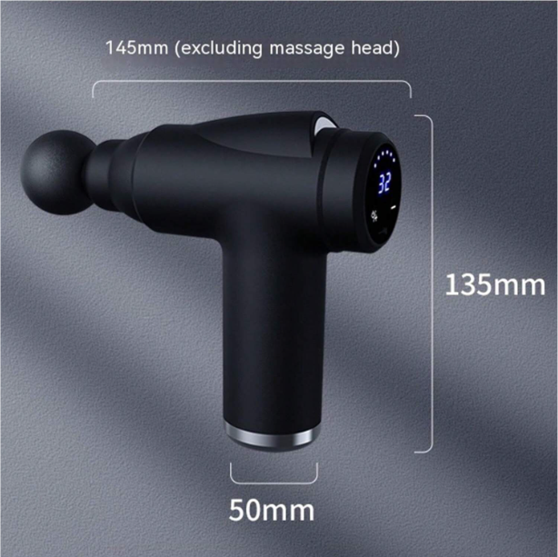 Massaggiatore muscolare a pistola fasciale, display LCD a 99 livelli