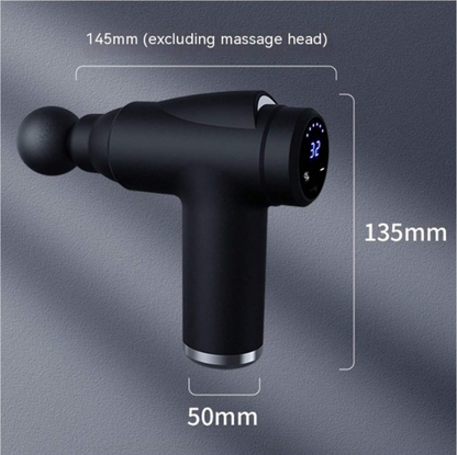 Massaggiatore muscolare a pistola fasciale, display LCD a 99 livelli