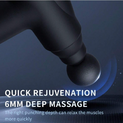 Massaggiatore muscolare a pistola fasciale, display LCD a 99 livelli