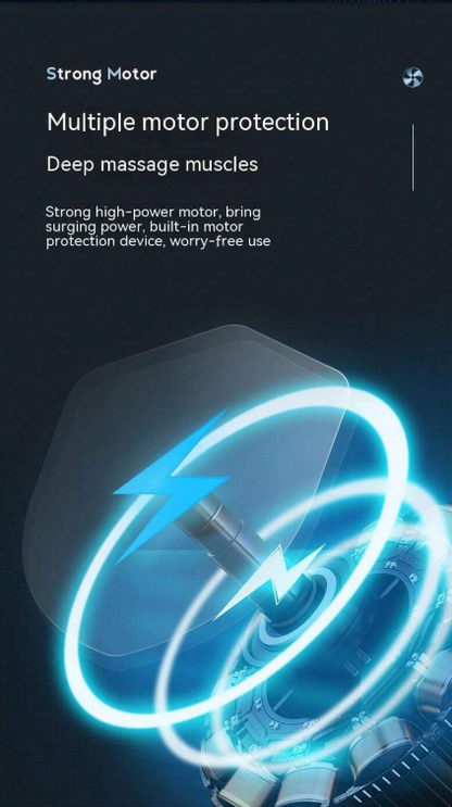 Massaggiatore muscolare a pistola fasciale, display LCD a 99 livelli