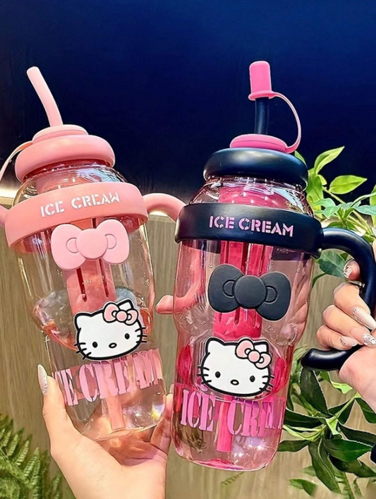 Bottiglia sportiva in PPSU con design carino a gatto