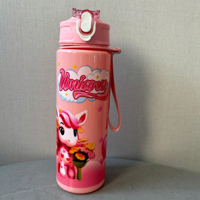 tazza per acqua in plastica da 680ml (23 once), con design carino e alla moda