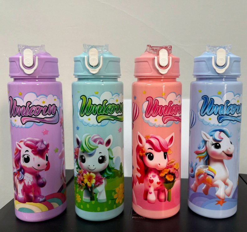 tazza per acqua in plastica da 680ml (23 once), con design carino e alla moda