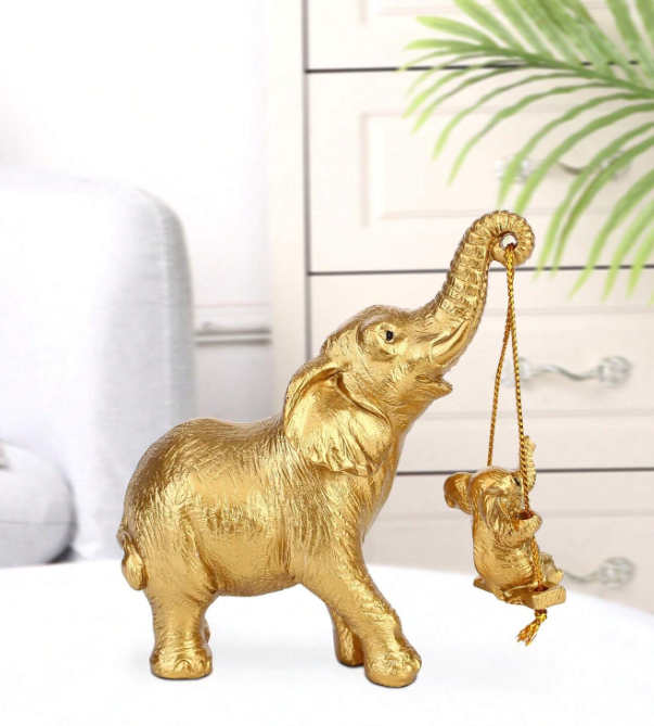 Artigianato In Resina Con Elefante