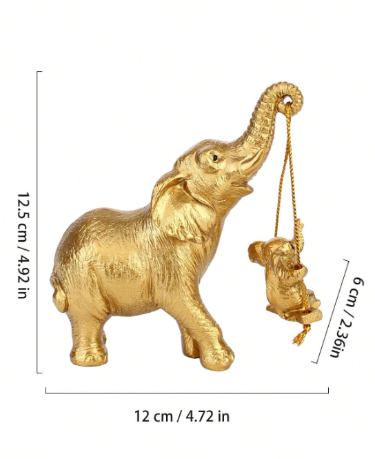 Artigianato In Resina Con Elefante