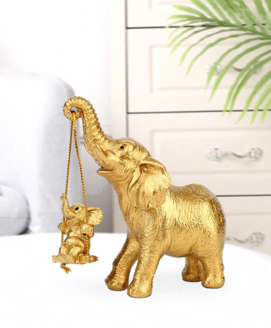 Artigianato In Resina Con Elefante