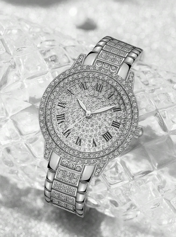 Orologio da donna con brillantini