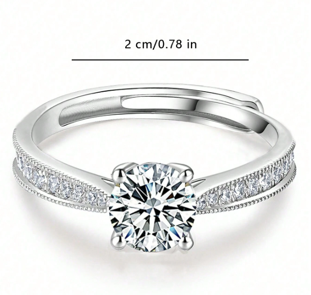 Anello regolabile in acciaio inossidabile stile