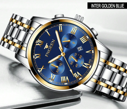 FNGEEN Orologio Uomo in Acciaio Inossidabile