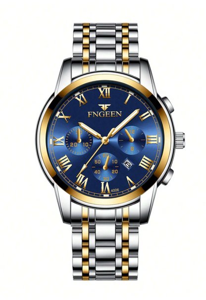 FNGEEN Orologio Uomo in Acciaio Inossidabile