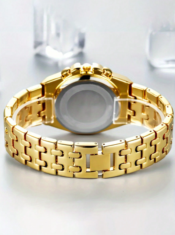 orologio alla moda, con 3 quadranti, casual per ufficio e affari