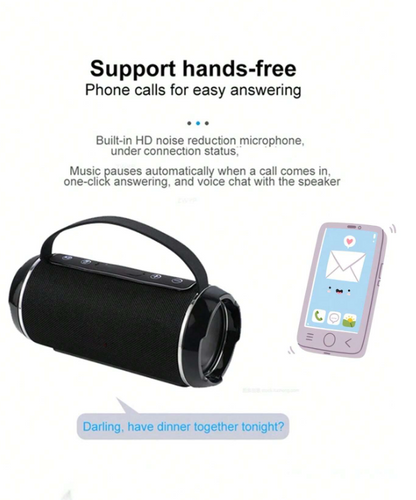 T&G 10W Altoparlante Bluetooth portatile senza fili impermeabile e anti-urto con cordino