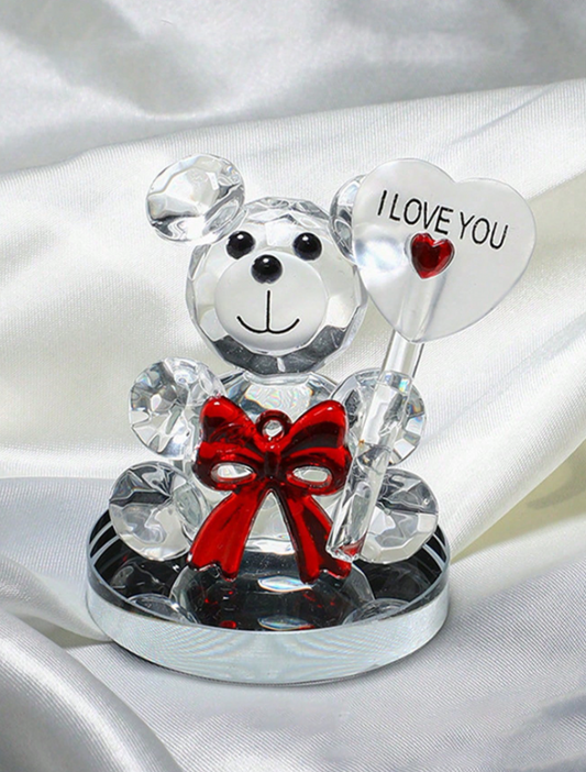 Serie di bambole di orsi di cristallo