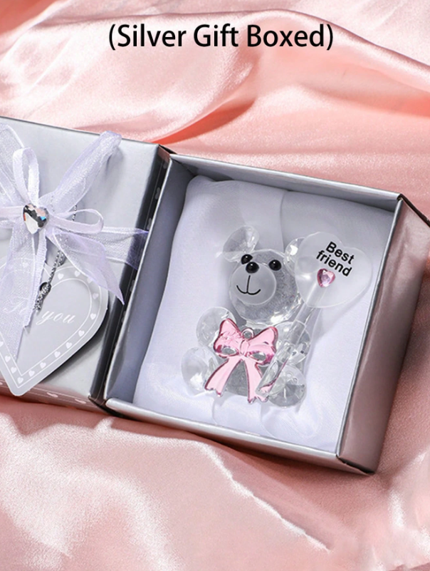 Serie di bambole di orsi di cristallo