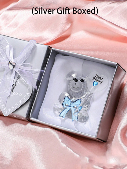 Serie di bambole di orsi di cristallo