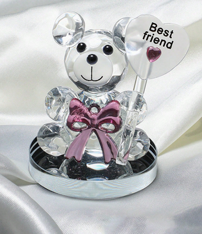 Serie di bambole di orsi di cristallo