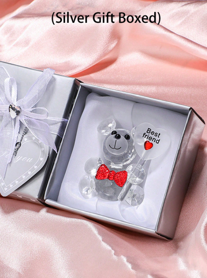 Serie di bambole di orsi di cristallo