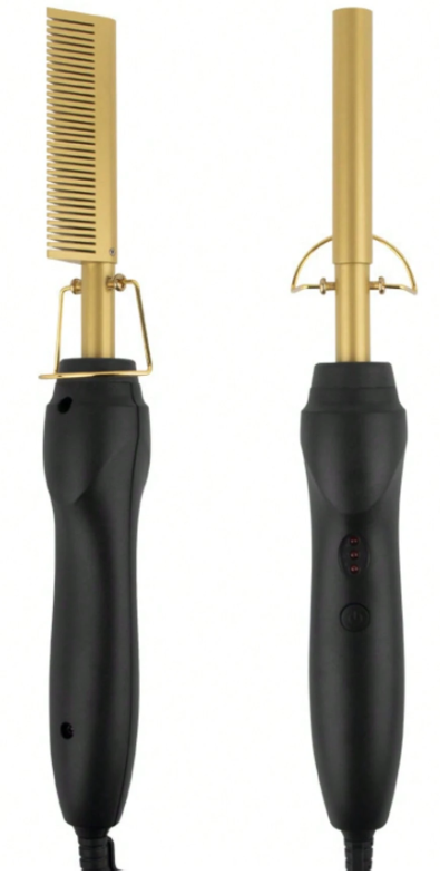 Pettine riscaldante elettrico umido e secco