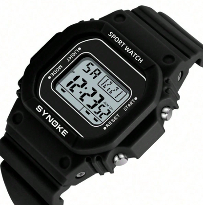 SYNOKE Uomo Orologio elettronico cinturino in caucciù