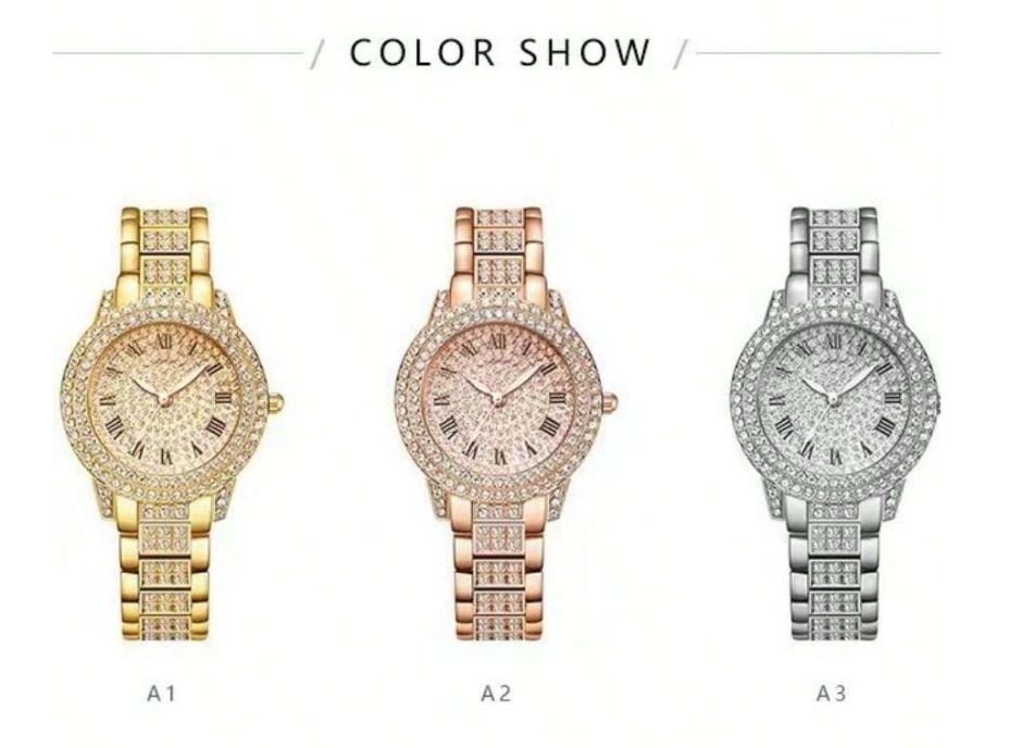 Orologio da donna con brillantini