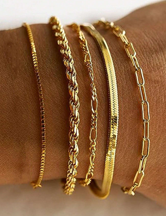 Set di 6 collane con ciondoli a forma di cuore