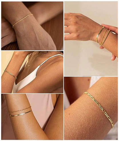 Set di 6 collane con ciondoli a forma di cuore