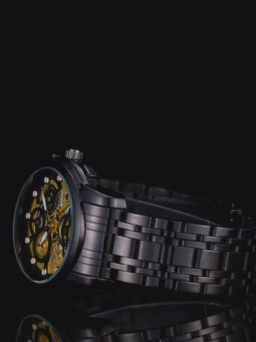 orologio da uomo alla moda, in acciaio inossidabile